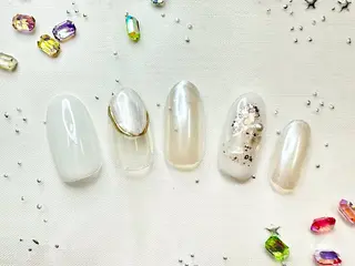 ネイル ネイルPetit Ribbonのネイルデザイン