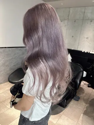 ミディアム rina／ベージュ ワンホン/韓国ヘアのヘアスタイル