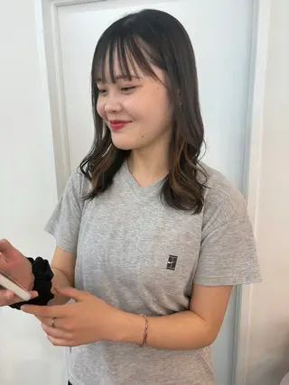 ミディアム カラー ichika/天神 /parc hairのヘアスタイル