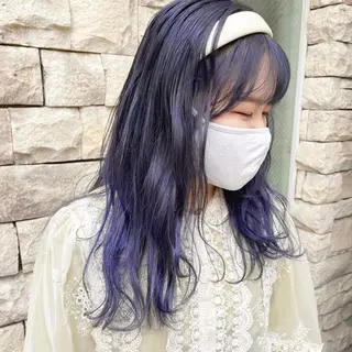 セミロング カラー EMANON天神所属・Hitomi Ezakiのヘアスタイル