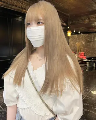 ロング カラー haco＋所属・圧倒的デザイン力 店長🎨RENAのヘアスタイル