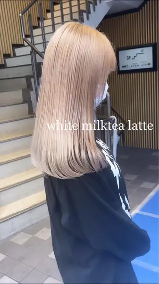 セミロング カラー Selenehair 三条本店のヘアスタイル