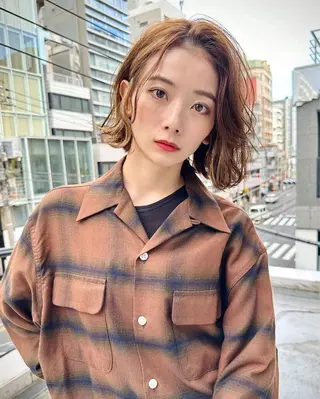 ショート 🌟ブリーチ/ボブ/ レイヤー渋谷☀️のヘアスタイル