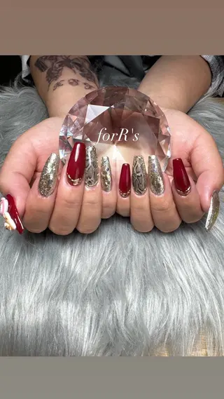 ロング forR's AIKAのネイルデザイン