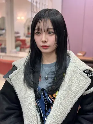 ロング ウルフ/レイヤー /髪質改善　ナユタのヘアスタイル