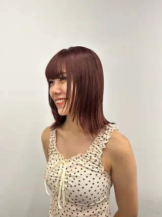 ミディアム 👒透明感カラー yui👒のヘアスタイル