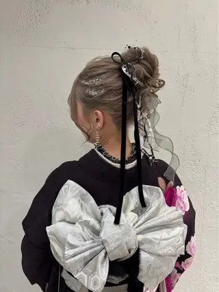 ヘアアレンジ 🦋Misaki🦋 メンズパーマ/着付けのその他イメージ