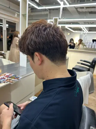 パーマ メンズ HAIR-MAKE-BARN所属・北九州/折尾/パーマ /ゆうと/八幡西区のヘアスタイル