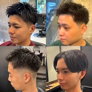 ショート メンズ ツイスパ/メンズ パーマ/歩夢のヘアスタイル