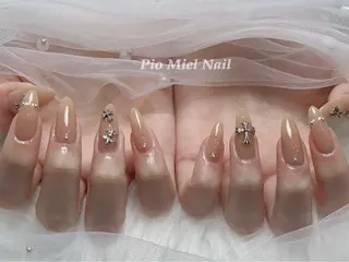 ネイル HANA 長さだしのネイルデザイン