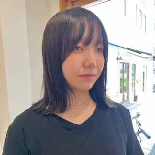 ミディアム 無料カットモデル‪✨ ✂️Nanami🌷のヘアスタイル