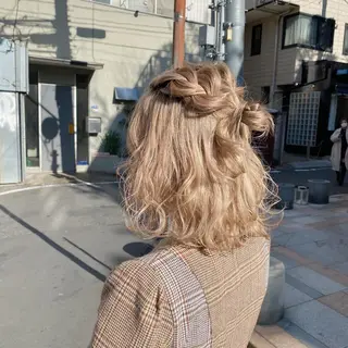ショート カラー パーマ ヘアアレンジ メンズ 🍀髪質改善 ケアカラーrootsのヘアスタイル