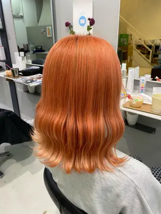 セミロング カラー 【GUK】 🌻RINA🌻のヘアスタイル