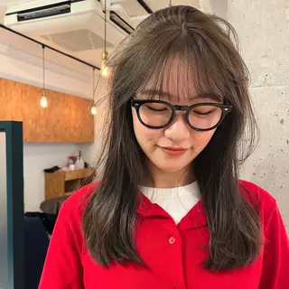 セミロング カラー 暖色/パーマ 🌼クニトウメイのヘアスタイル