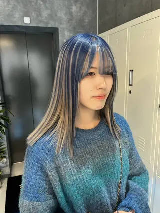 セミロング ✨メンズ特化& ブリーチ特化Ryuのヘアスタイル