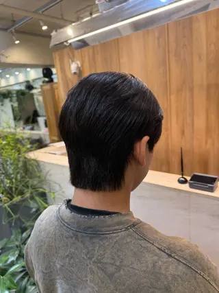 パーマ メンズ 赤木蓮/メンズ特化 パーマ/ハイトーンのヘアスタイル