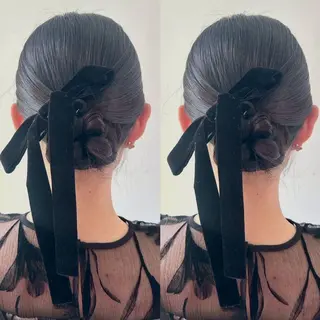 ロング ヘアアレンジ ヘアメ🎀エクステ 🪽横浜/しほ🧸のヘアスタイル