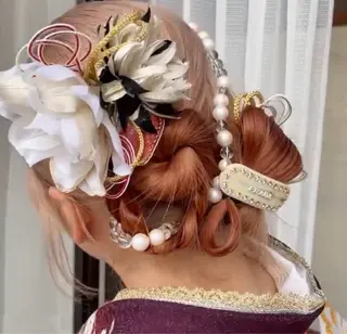 ヘアアレンジ 捺葵 @72tomi__のヘアスタイル