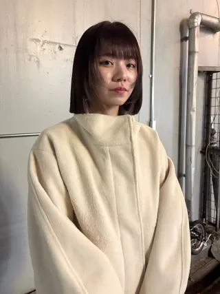 ミディアム Inity心斎橋/ クルミのヘアスタイル