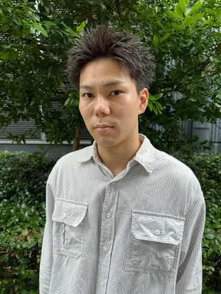 ショート パーマ メンズ 亀井隆汰/メンズ専門 パーマ特化美容師のヘアスタイル