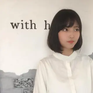ミディアム OKAWA TAKAHIROのヘアスタイル