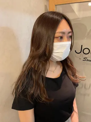 ロング 🍮中山詩乃🍮顔 まわりデザイン◎のヘアスタイル