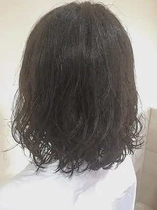 ミディアム カラー パーマ 可愛いを作る神 ナオヒロのヘアスタイル