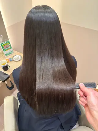 ロング カラー 髪質改善、全席個室、 錦糸町⭐️原孝嘉のヘアスタイル