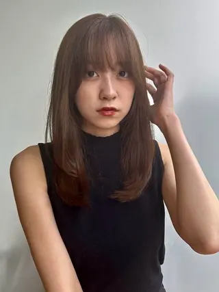 セミロング カラー 🍀髪質改善🍀 SORA  麻布十番のヘアスタイル