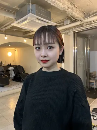 ショート Maho/海外 レイヤー/ハイトーンのヘアスタイル