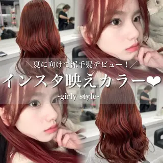 ロング まろっと艶感ブラウン ベージュ🤍まなかのヘアスタイル