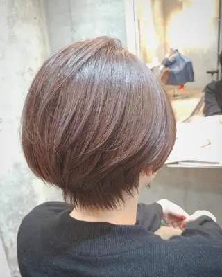 ショート カラー パーマ ヘアアレンジ ペスカ豊崎店　沖縄所属・ショート指名No.1 店長　清水のヘアスタイル