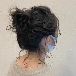 ミディアム ヘアアレンジ SHANTi 飯塚 ヘアセット/髪質改善のヘアスタイル