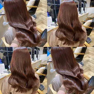ロング カラー 艶カラー/韓国顔周り 🎀mamiのヘアスタイル