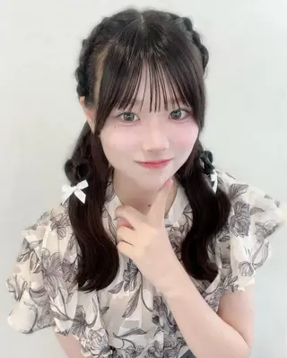 ロング ヘアアレンジ 🩰ピンクベージュ 💞midori💞のヘアスタイル