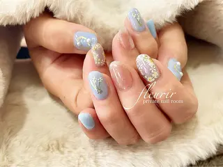 ネイル フルリール 【プライベートサロンのネイルデザイン