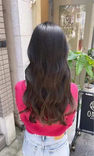 ロング カラー 泉 堅也のヘアスタイル