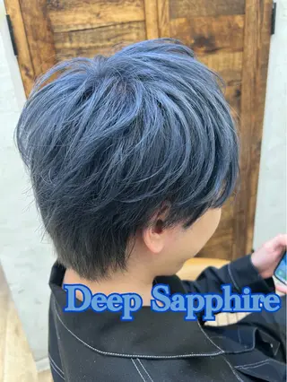 カラー メンズ 縮毛矯正/ブリーチ なしダブルカラー輝希のヘアスタイル