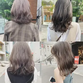 ロング カラー マツエク・マツパ ハイトーン&暗髪🔥 表参道二刀流マエダのヘアスタイル