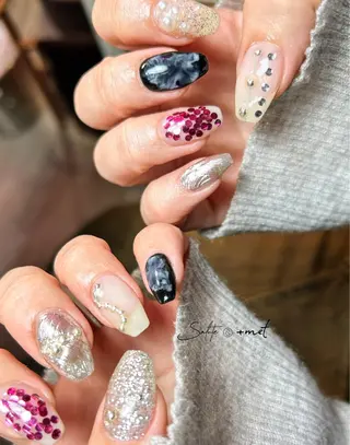 ネイル 渋谷 怜奈のネイルデザイン