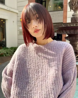 ミディアム 🍀うる艶カラー🍀 ayuのヘアスタイル