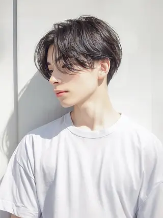 ショート パーマ メンズ lmu byif(ﾘﾐｭｰﾊﾞｲｲﾌ)所属・MIYU /メンズパーマ✨💫のヘアスタイル