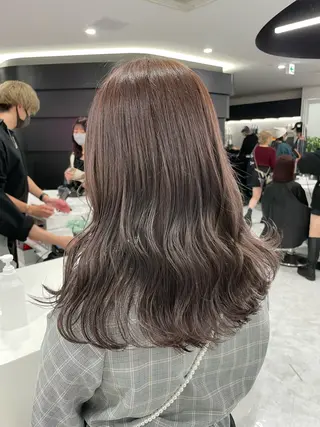 セミロング 💍大人デザイン /ハイトーン♡リクトのヘアスタイル