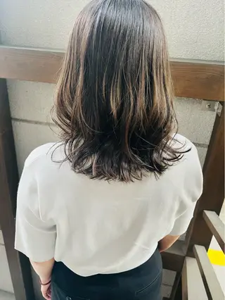 パーマ ママ美容師 ＊ヒマワリのヘアスタイル