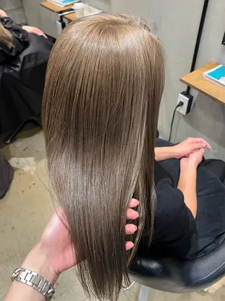 ロング カラー みわ/博多 ブリーチ/メンズヘアのヘアスタイル