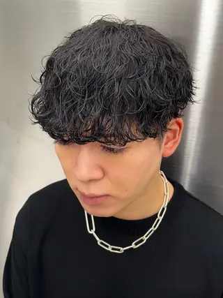 パーマ メンズ 🍐シャドウパーマ メンズ特化/守岡🍐のヘアスタイル