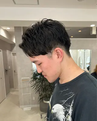 ショート メンズ 透明感/艶髪/ 石山浩二のヘアスタイル