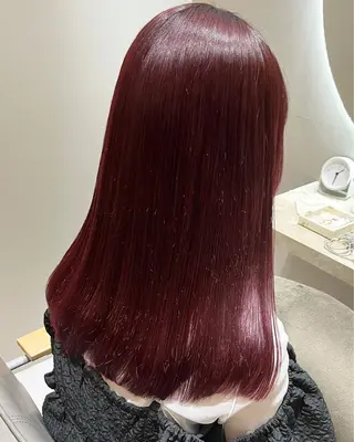 セミロング カラー classic 新横浜所属・大人girly🛋️ 🤍yukakoのヘアスタイル