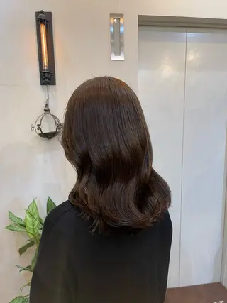 ミディアム カラー jr.stylist 小島千穂🎀のヘアスタイル