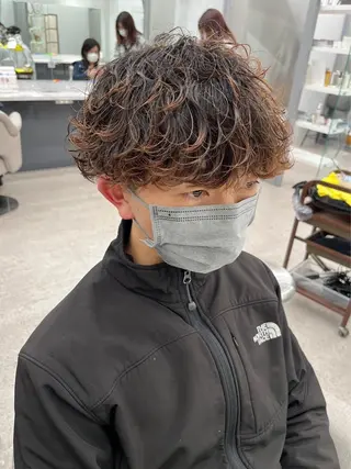 メンズ 髪質改善/韓国ヘア/ 縮毛矯正/藤原のヘアスタイル